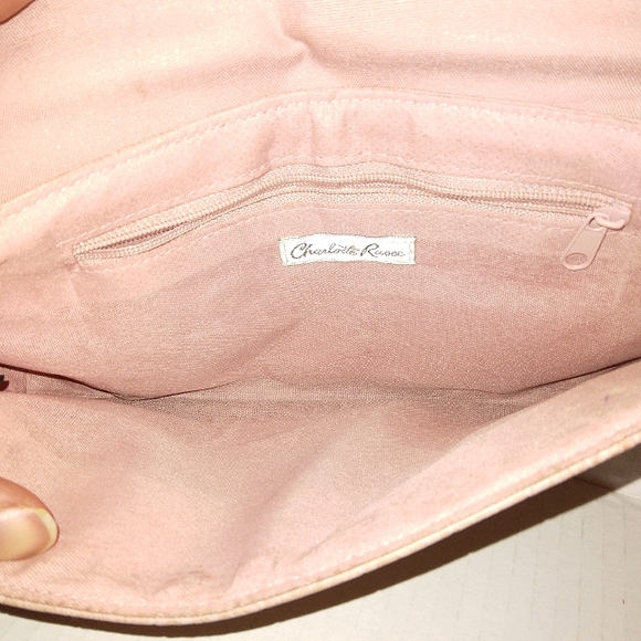 ☆Y2K☆Vintage CHARLOTTE RUSSE Classic Flap Shoulder Bag~EUC - Picture 4 of 14